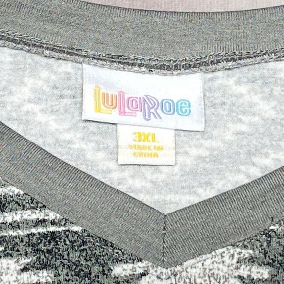 Lularoe Womens 3XL Emily Dress Aztec Print V-Neck Long Sleeve - Picture 5 of 11